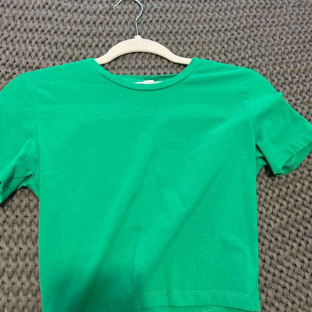Zara Green Short Sleeve Tee